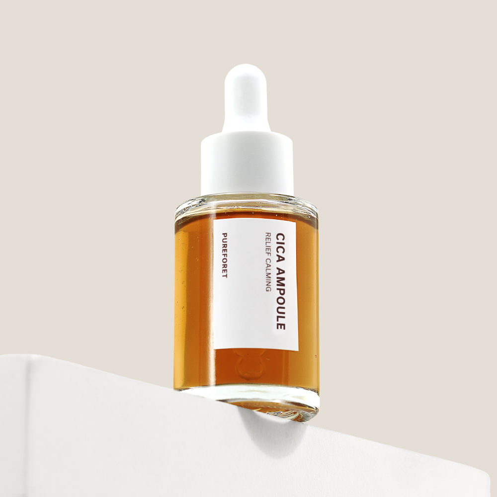 퓨어포레 센텔라 병풀 미백 수분 흔적 잡티 모공 잡티 보습 세럼 진정 시카 앰플 30ml - 상세 이미지 3