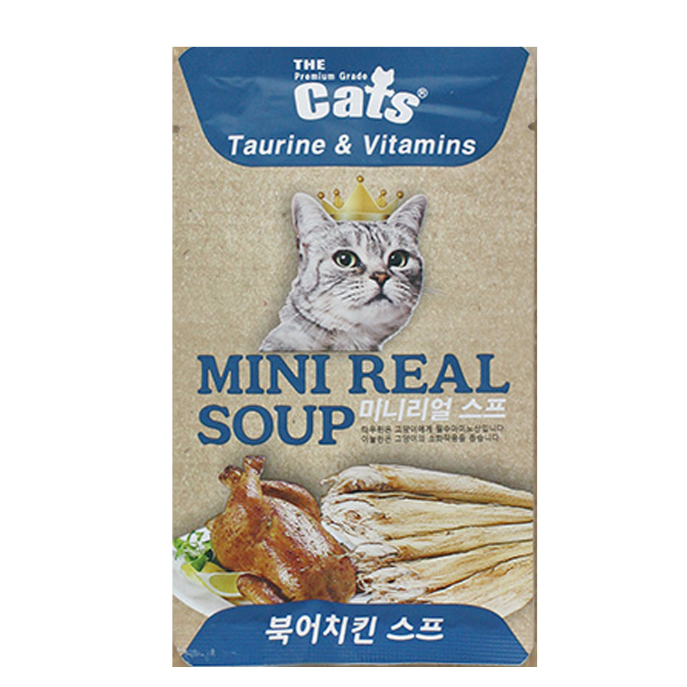 더캣츠 미니리얼 스프 40g 삼계스프맛 고양이 스프 - 상세 이미지 5