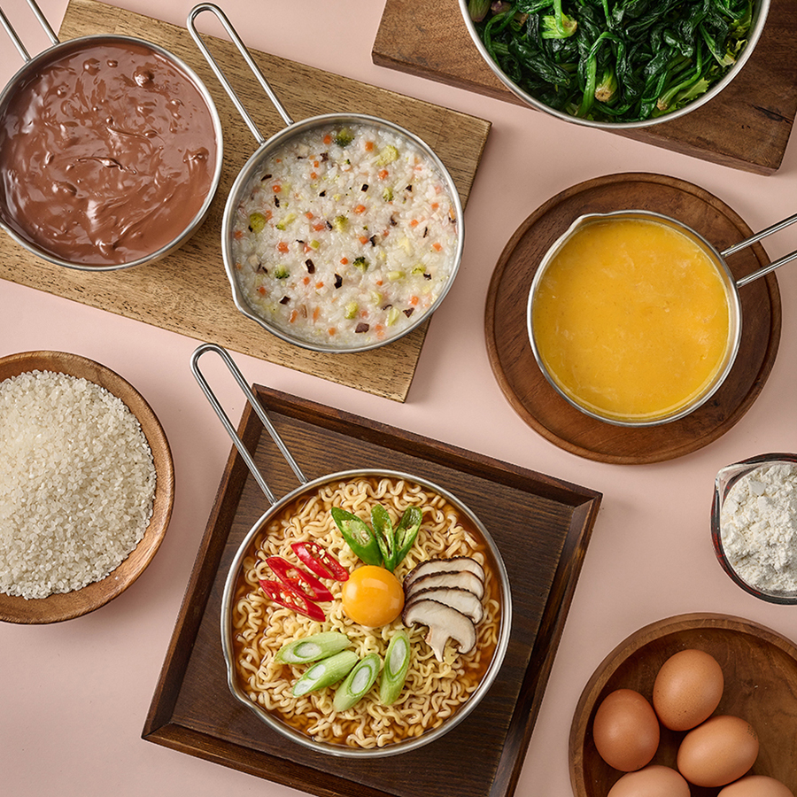 스텐 계량 손잡이 믹싱볼 스텐볼 냄비 14cm