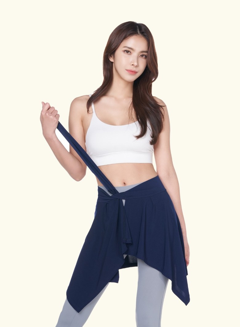 라인 레깅스 힙커버 치마레깅스 커버업 랩스커트 엉덩이가리개 빅사이즈 Y존 이미지 2
