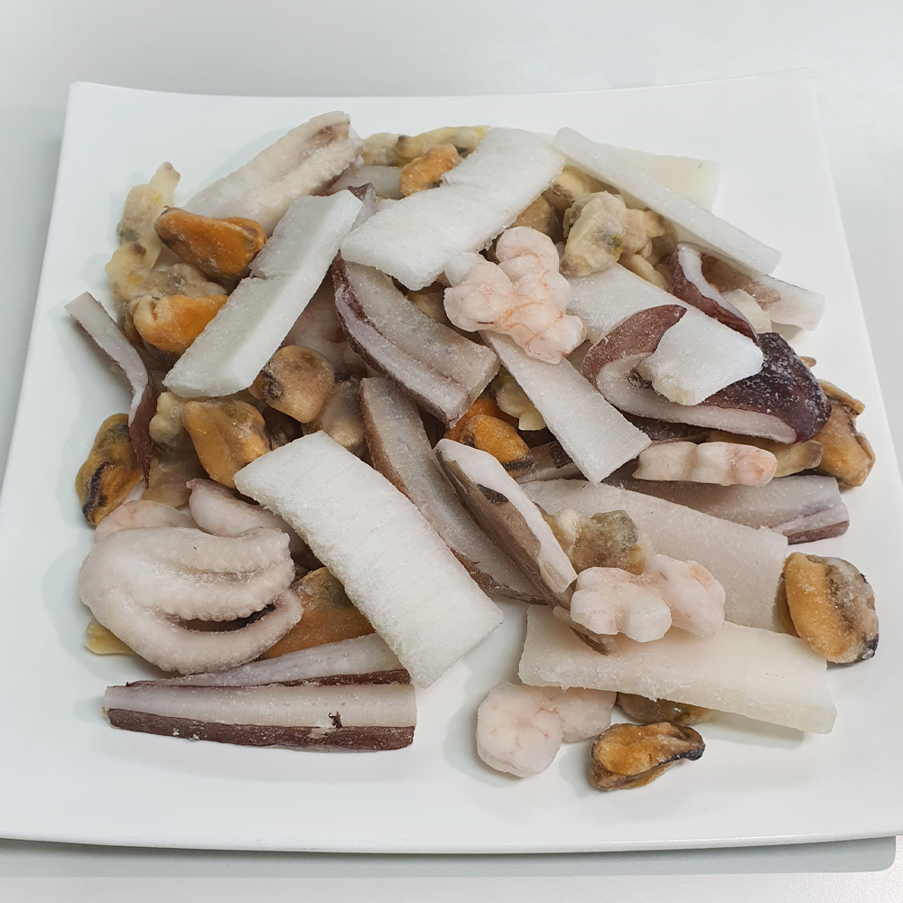바다한끼 냉동 해물 5종 프리미엄 해물믹스 500g 오징어 새우 바지락 홍합 쭈꾸미 - 상세 이미지 4