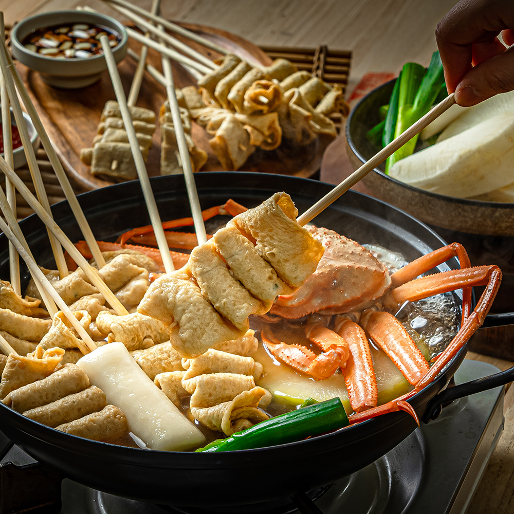 캠핑 어묵 어묵탕 오뎅탕 오뎅꼬치 10개 육수