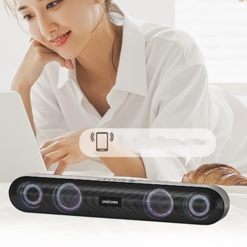 책상 컴퓨터용 스피커 게임용 PC용 게이밍사운드바 데스크탑 스피커