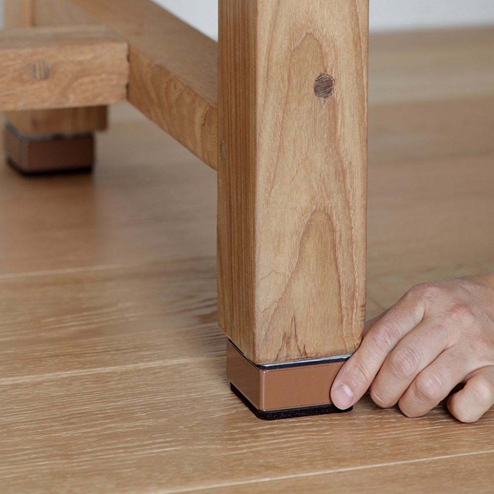 책상 높이조절발 테이블 다리 연장 식탁 가구 높이기 받침 발통 6x3.2cm