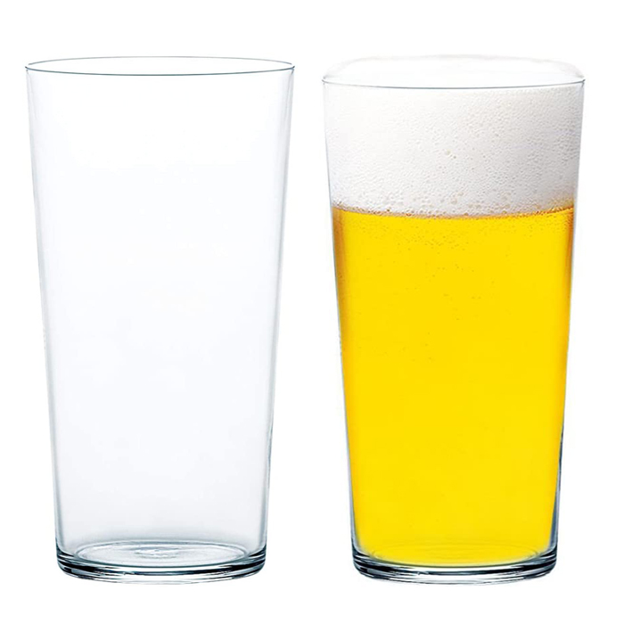 도요사사키 유리잔 일본맥주잔 얇은맥주잔 420ml - 상품 이미지