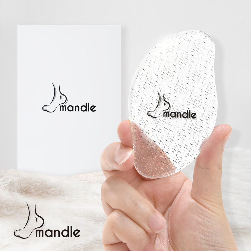 노바리빙 맨들 각질제거기 글라스 풋파일 발뒤꿈치 각질관리 발바닥 굳은살 제거 여름 샌들