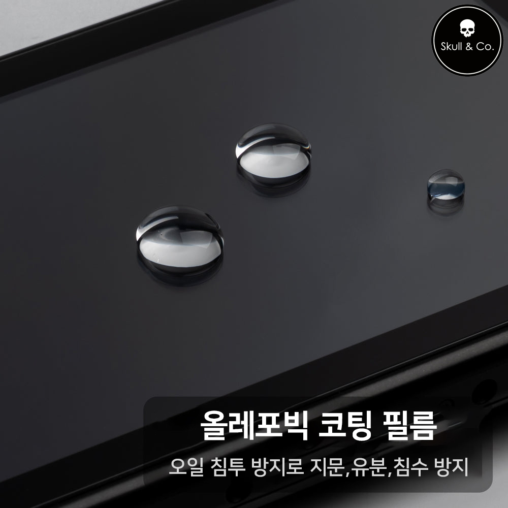 닌텐도 스위치 OLED 강화유리 액정 필름 스컬앤코 2매 이미지 7