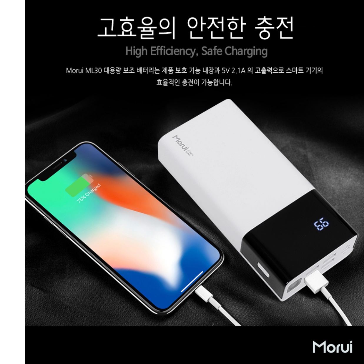 고용량 차박용 배터리 캠핑용 보조배터리 군대 휴대용 충전기 ML30 이미지 7