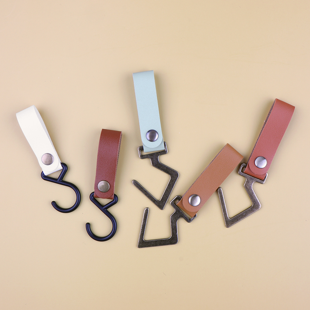 브리즈문 캠핑 고리 가죽 인디언행어 걸이 후크 베이직 레드브라운 - 상세 이미지 2