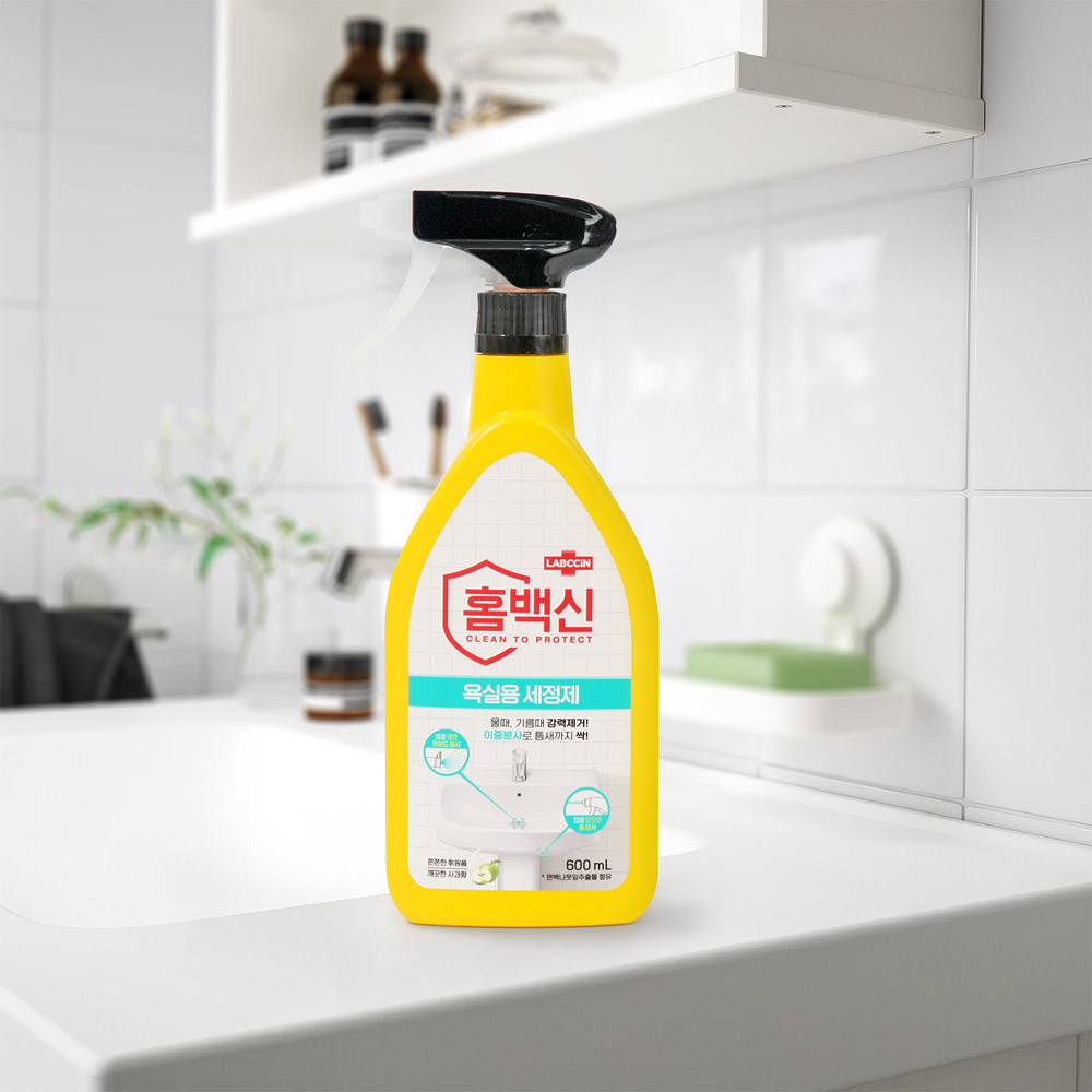 애경 홈백신 욕실 세정제 600ml / 욕실 청소 살균 락스