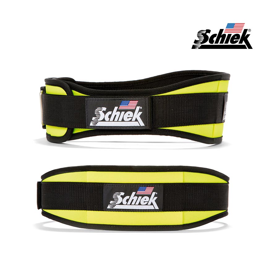 SCHIEK 2004 네온 헬스 벨트 리프팅 복압 크로스핏 웨이트 운동 역도 시크 쉬크