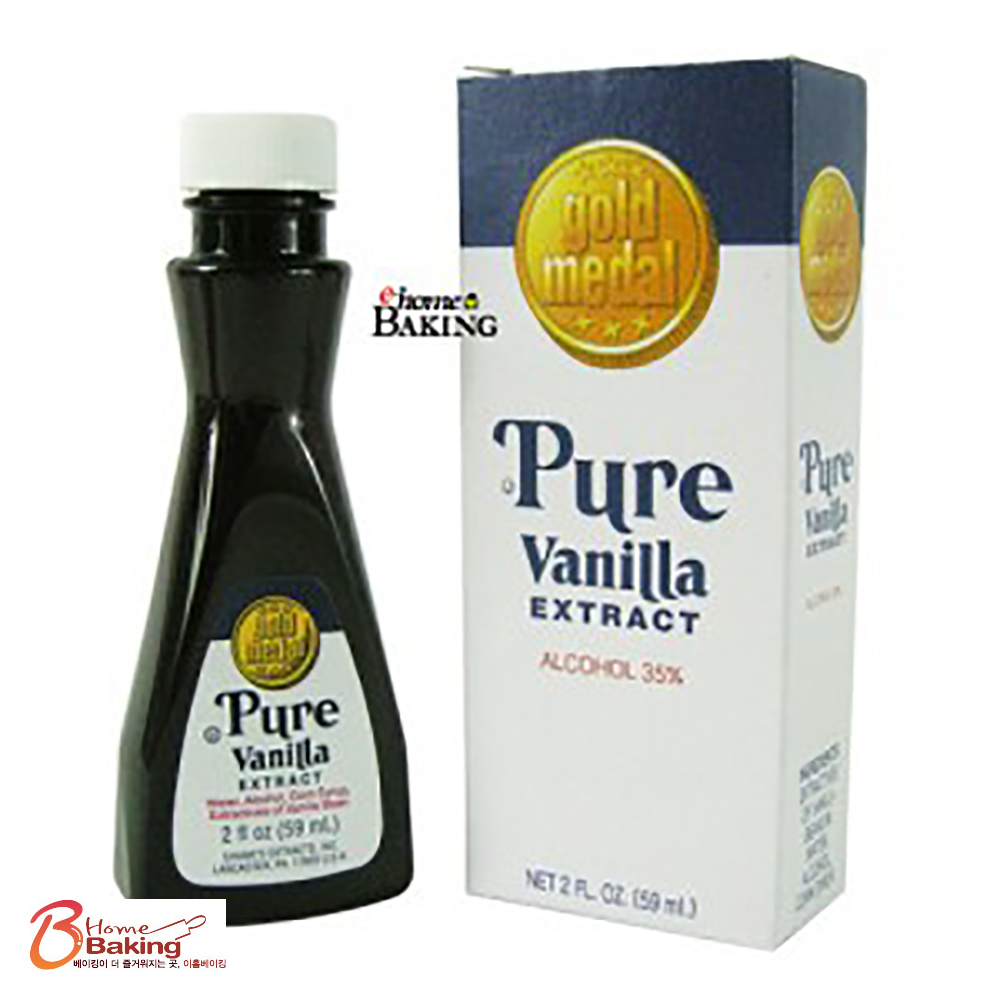 바닐라익스트랙트59ml (2온즈) 베이킹 천연 바닐라향 향신료 착향료 에센스 무스케이크 - 메인 이미지