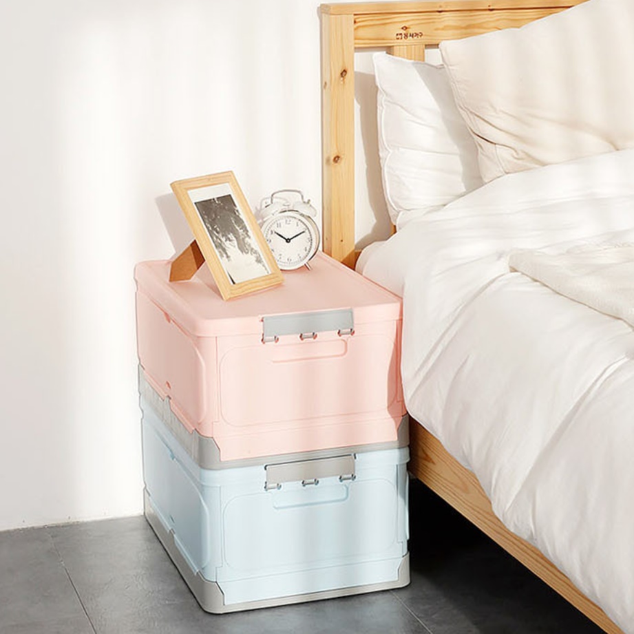 캠핑 정리함 캠핑용 박스 폴딩 박스 테이블 미니 카고 박스