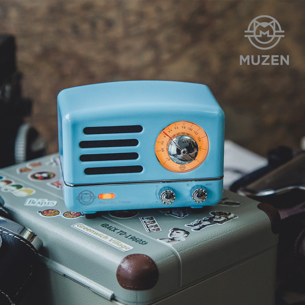 MUZEN OTR 메탈 FM라디오 뮤젠 어린왕자 블루투스 스피커 (제트 블랙) 이미지 7