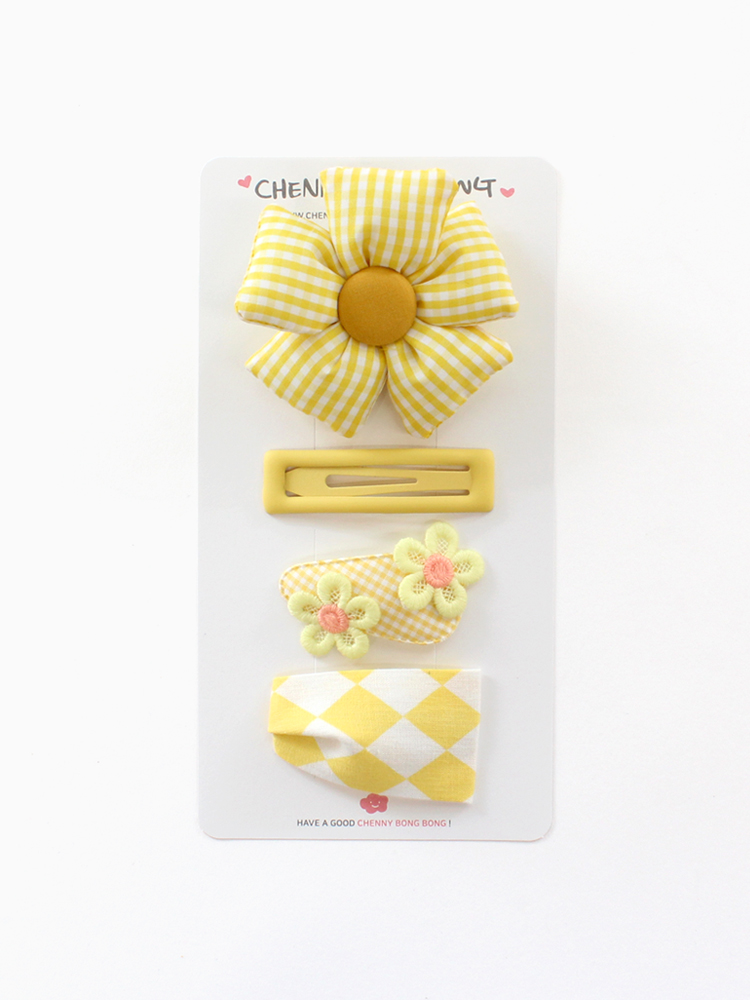 썬더옐로우 헤어핀세트 유아헤어핀 - 상세 이미지 2