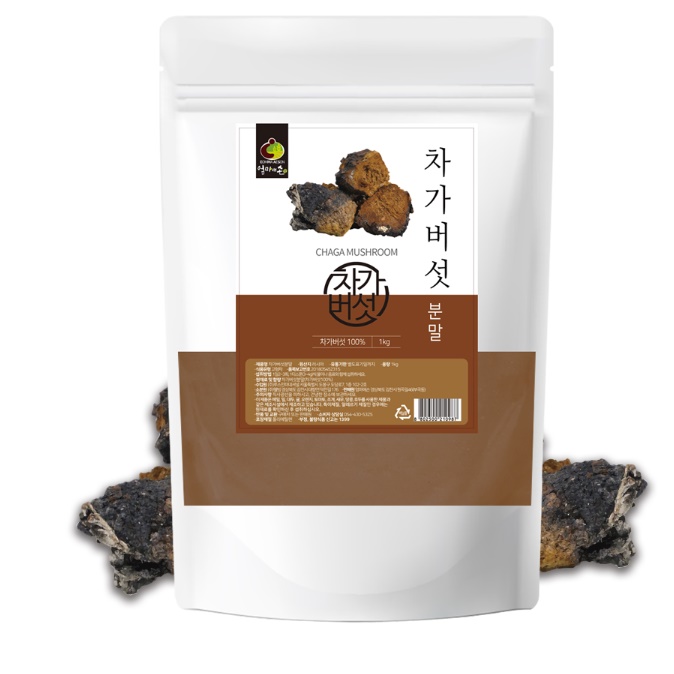 러시아산 차가버섯 분말 시베리아 러시아 차가버섯 가루 1kg