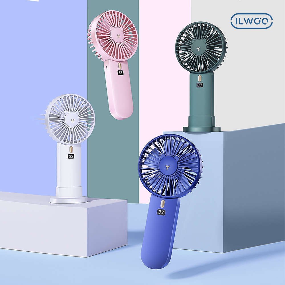 일우 휴대용 선풍기 미니 핸디 선풍기 6단계 대용량 배터리 IW-F901 이미지 8