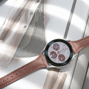 하이키키 갤럭시워치 스트랩 가죽 슬림 밴드 40mm 4 5 6 7 FE 개봉기 | 실사용 후기 - 상품 이미지 2