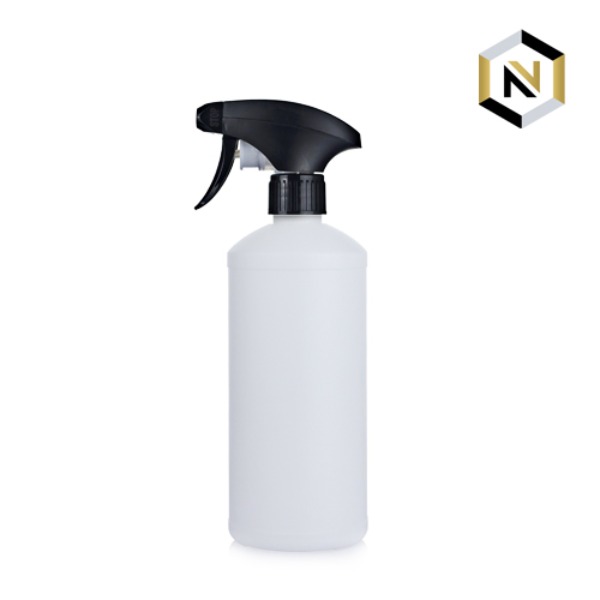 DUPLEX DIEU 듀플렉스 듀 28파이 HDPE 불투명 내화학성 소분용기 500ml + 트리거 포함 - 상품 이미지