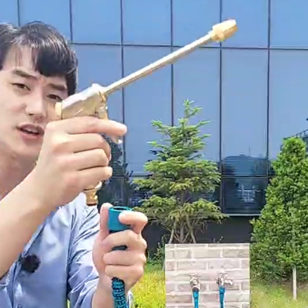 썬라이즈 매직호스 고압분사건 물호스 베란다호스 호수 워터건 고압호스 수도호스 세차호스 이미지 7