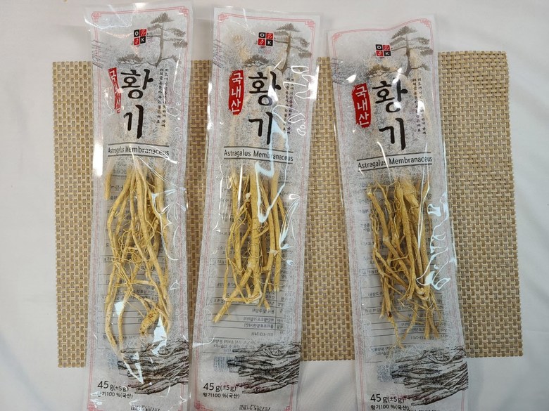 대용량 특A급 국산 황기 45gX50개 뿌리 제천 통황기 햇황기 황기차 효능 황귀 삼계탕 이미지 3