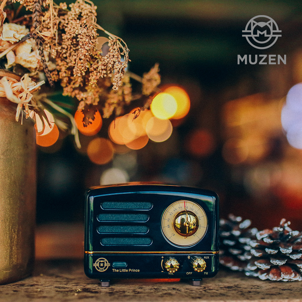 MUZEN OTR 메탈 FM라디오 뮤젠 FM라디오 블루투스 스피커 제트블랙 - 상세 이미지 3