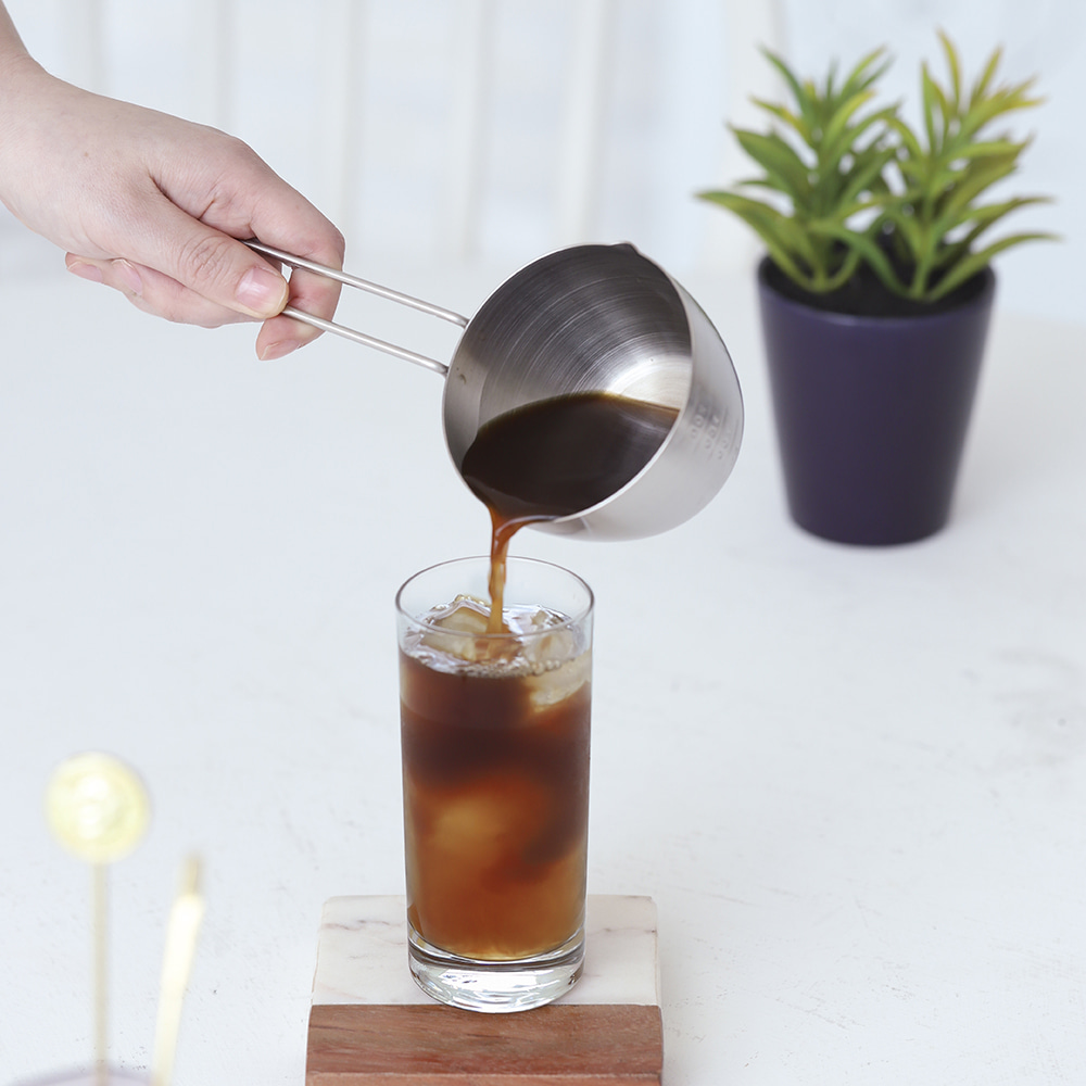 스텐계량컵 요리 이유식 커피 계량용컵 220ml - 상세 이미지 2