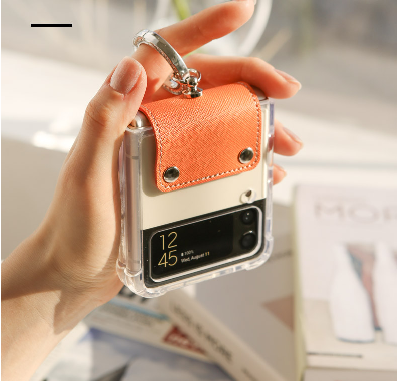 갤럭시 Z플립3 케이스 제트플립3 링 고리 러버 T