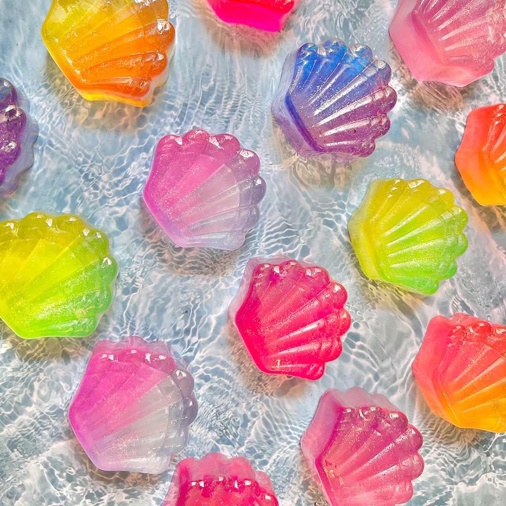 바다 투명 조개비누 멘톨 비누답례품 - 상품 이미지