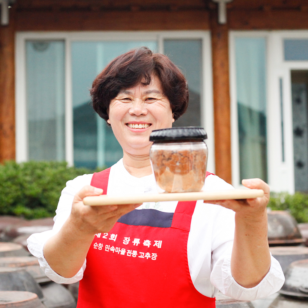 시골된장 국산콩 재래식 순창 한식 된장 3년숙성 1kg 감조 - 상품 이미지