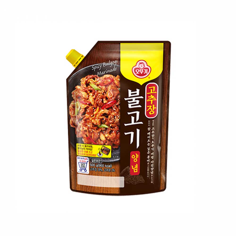 오뚜기 고추장불고기양념 스파우트팩 500g