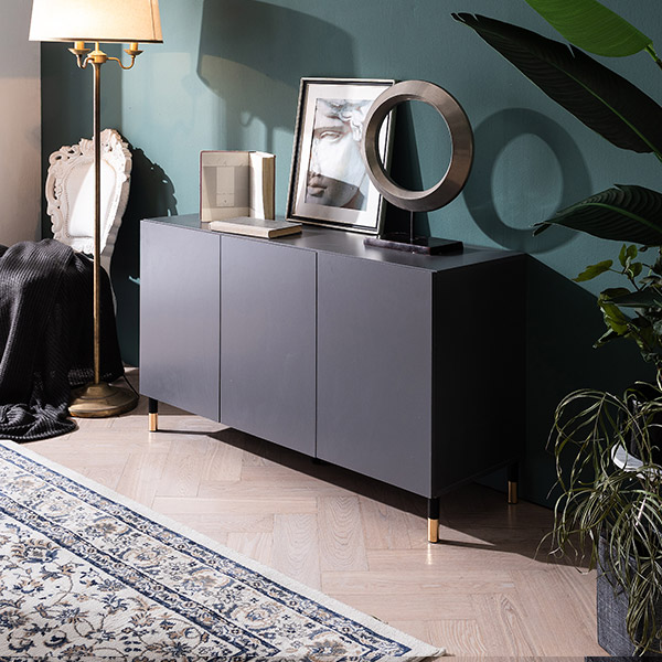 [삼익가구]도브 미니멀 1200 높은 거실장 수납장