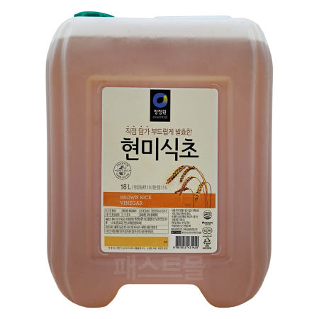 청정원 현미식초 18L, 1개