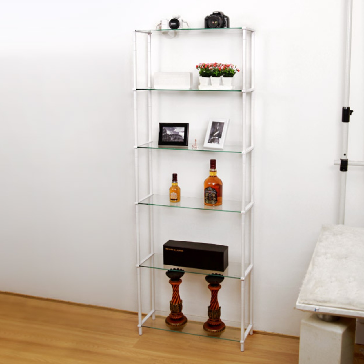 거실 유리 장식장 콘솔 술 양주 장식장 상패 트로피 진열장