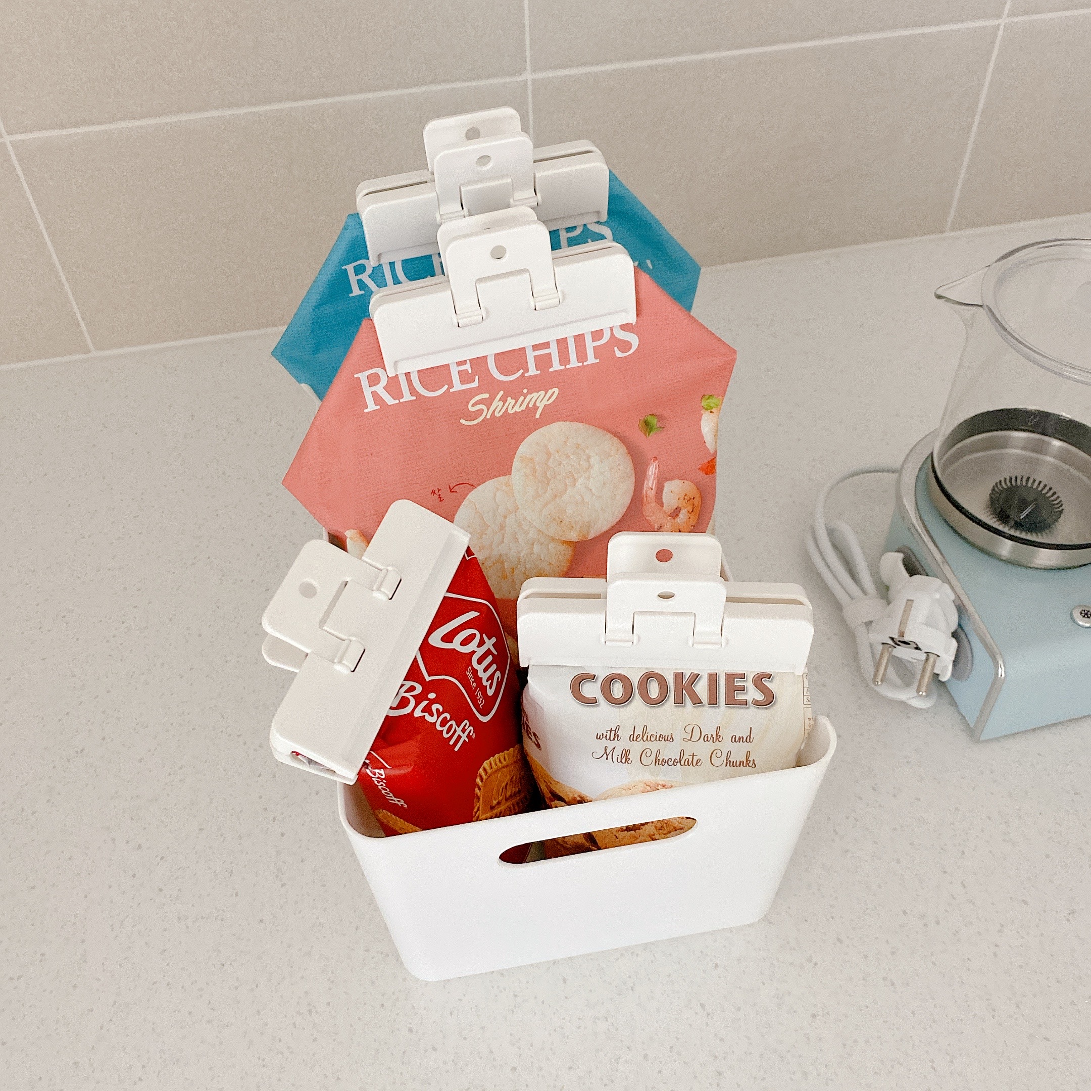 봉지집게 과자봉지밀봉 밀봉기 2p 제품 이미지