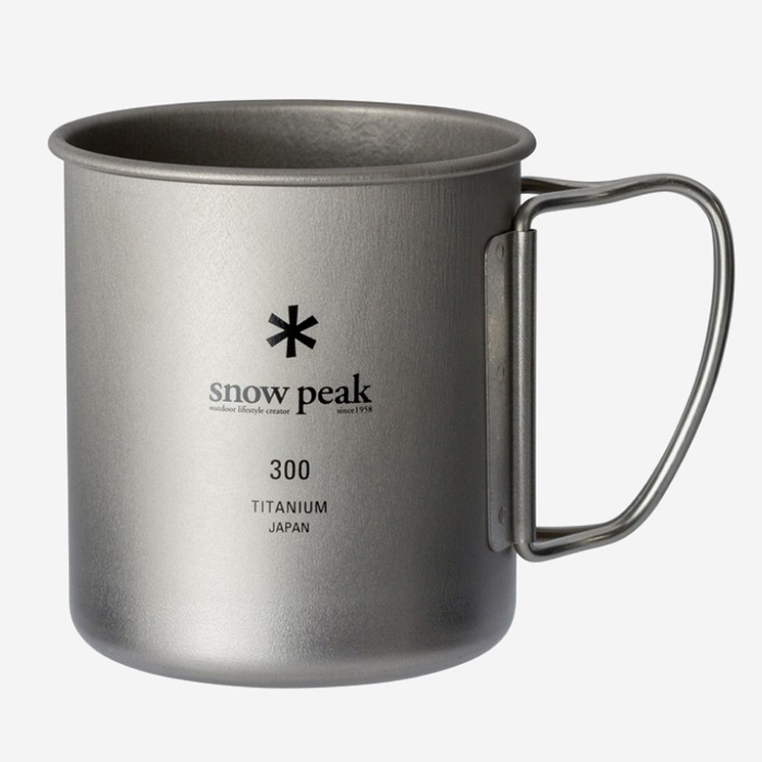 스노우피크 티타늄 캠핑컵 싱글 머그 300ml MG-142