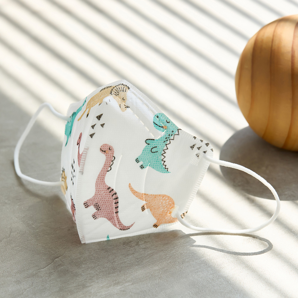 닥터퓨리 KF80 공룡 캐릭터 부리형 황사마스크 다이노스, 50매