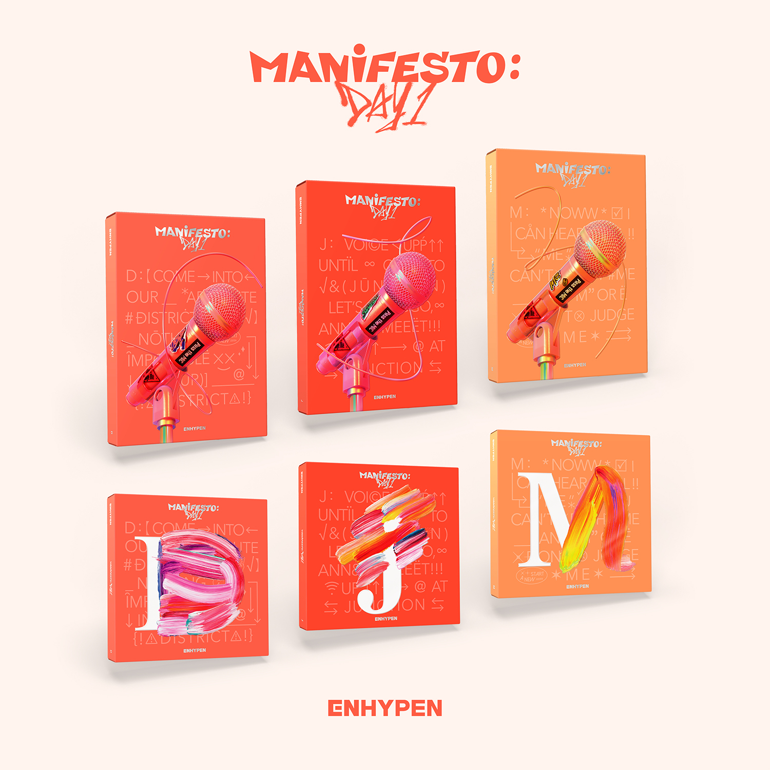 엔하이픈 앨범 ENHYPEN MANIFESTO DAY 1 매니페스토 ENGENE 랜덤1종 - 상세 이미지 2