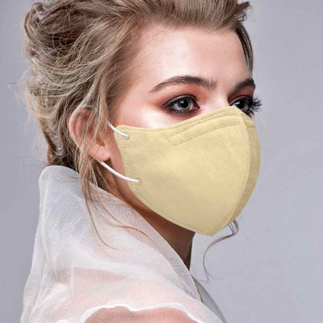 얇은 마스크 베이지 마스크 50매 2d 여름용 kf94 컬러 마스크