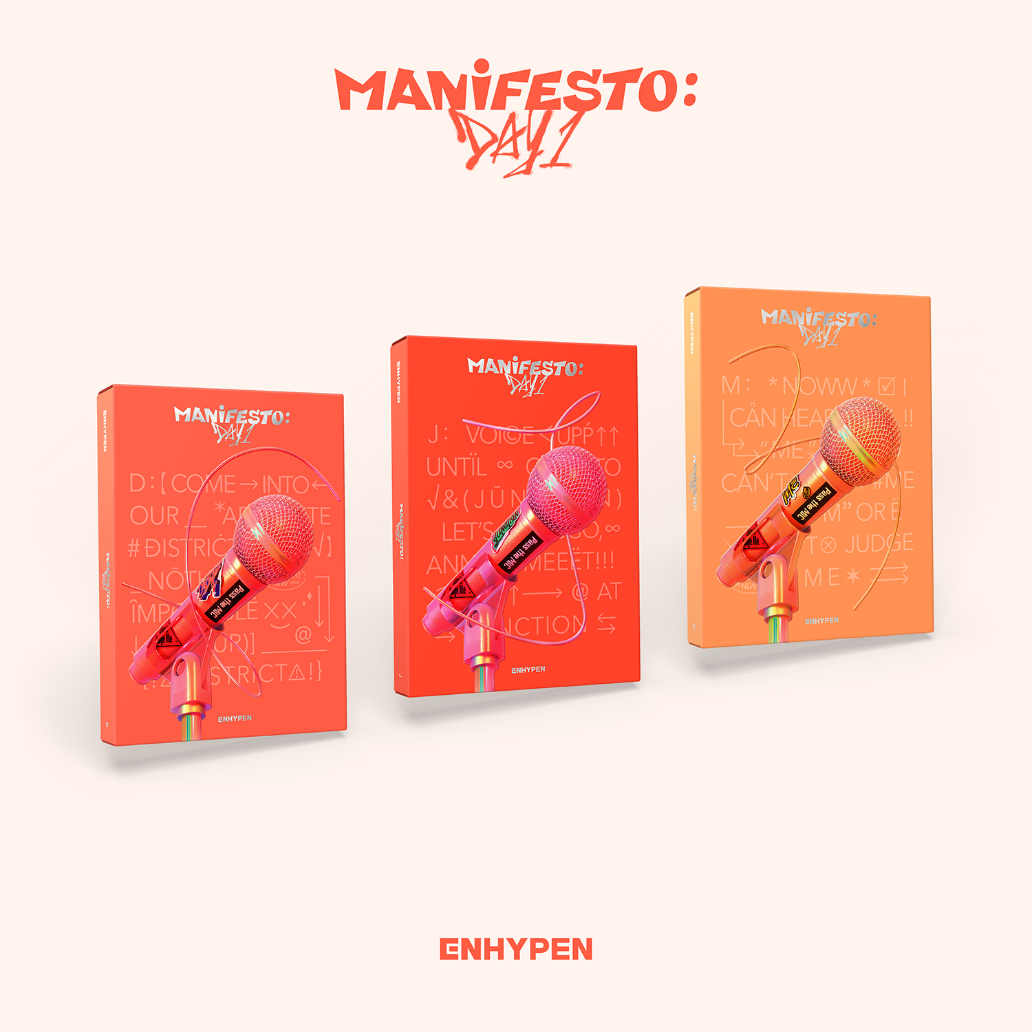 엔하이픈 앨범 ENHYPEN MANIFESTO DAY 1 매니페스토 ENGENE 랜덤1종 - 상세 이미지 3