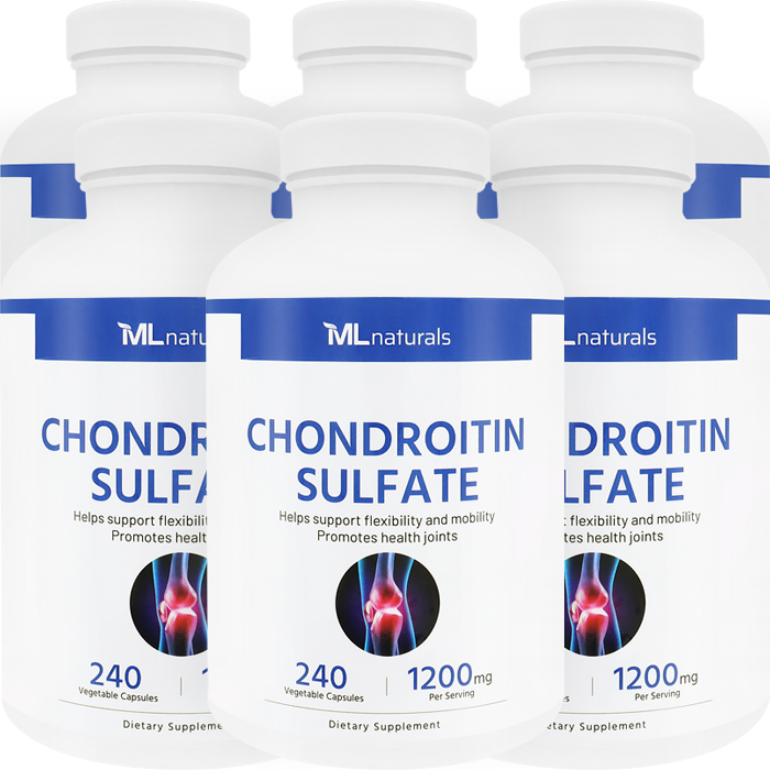 마이라이프 내추럴스 콘드로이친 황산 1200mg 알약 240캡슐, 6개 제품 이미지