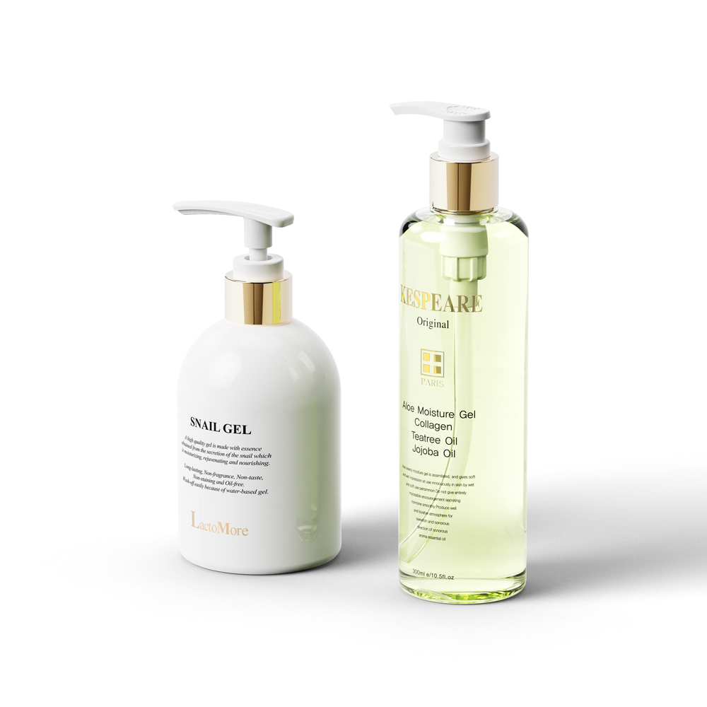 락토모아 스네일젤 300ml + 케스피어 알로에젤 300ml - 상세 이미지 2