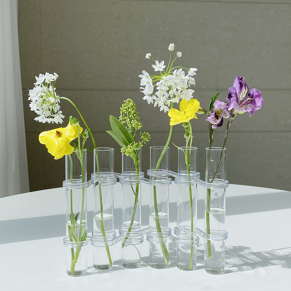 네르하 이케바나 화병 유리 꽃꽂이 화병 꽃병
