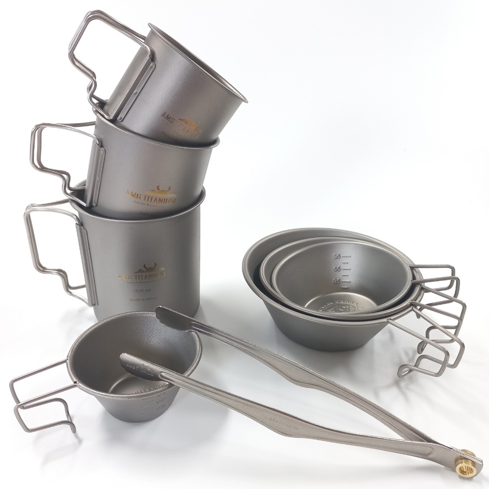 AMG 티타늄집게 25+케이스 / 캠핑 백패킹 핀셋
