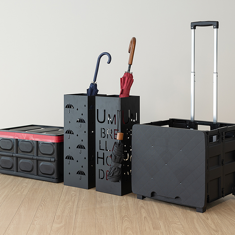 할메이드 업소용 대용량 인테리어 우산 정리 보관함 철제 사각 우산꽂이