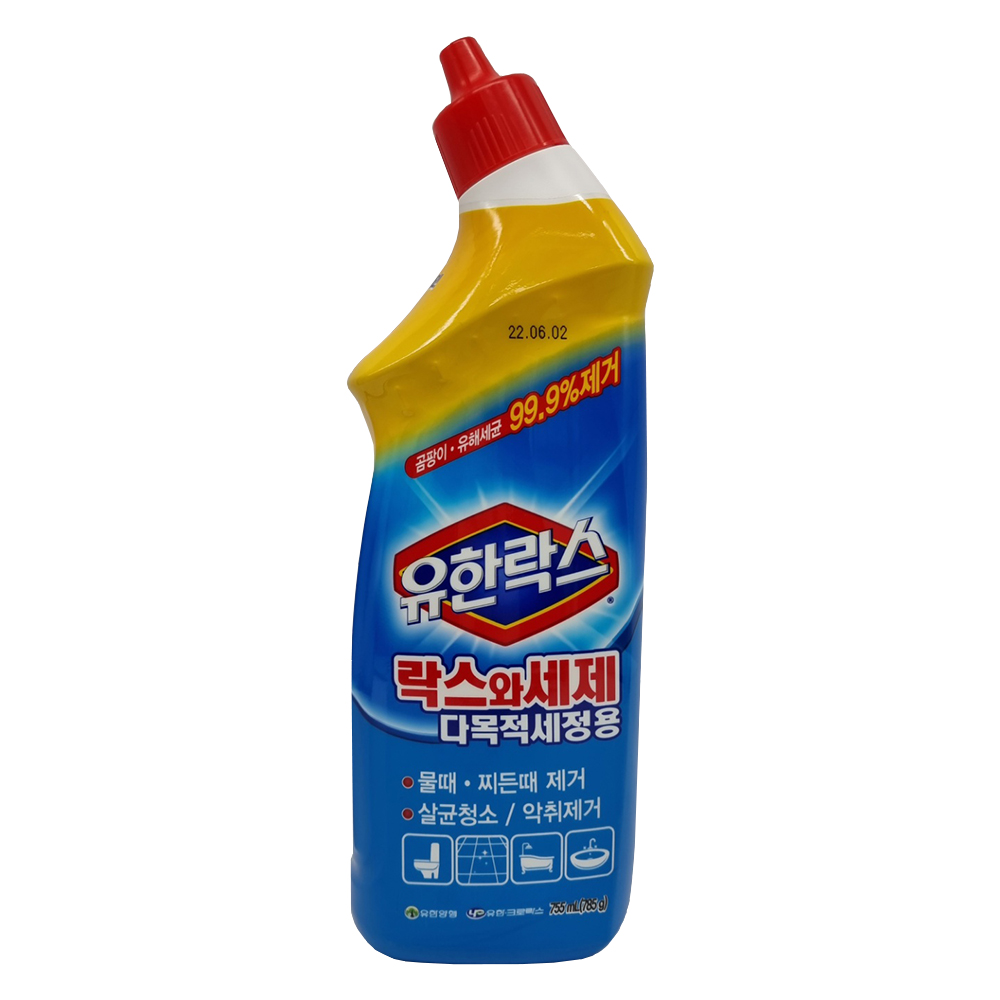 유한락스 락스와세제 플러스세제 다목적세정용 755ml (8098) - 메인 이미지