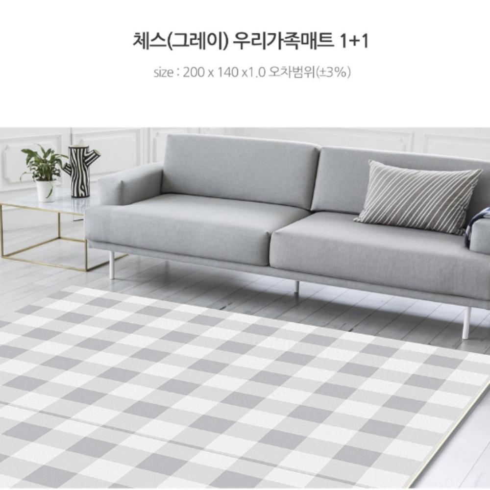 거실바닥매트 장판매트 냉기차단매트 그레이 10T - 상세 이미지 4