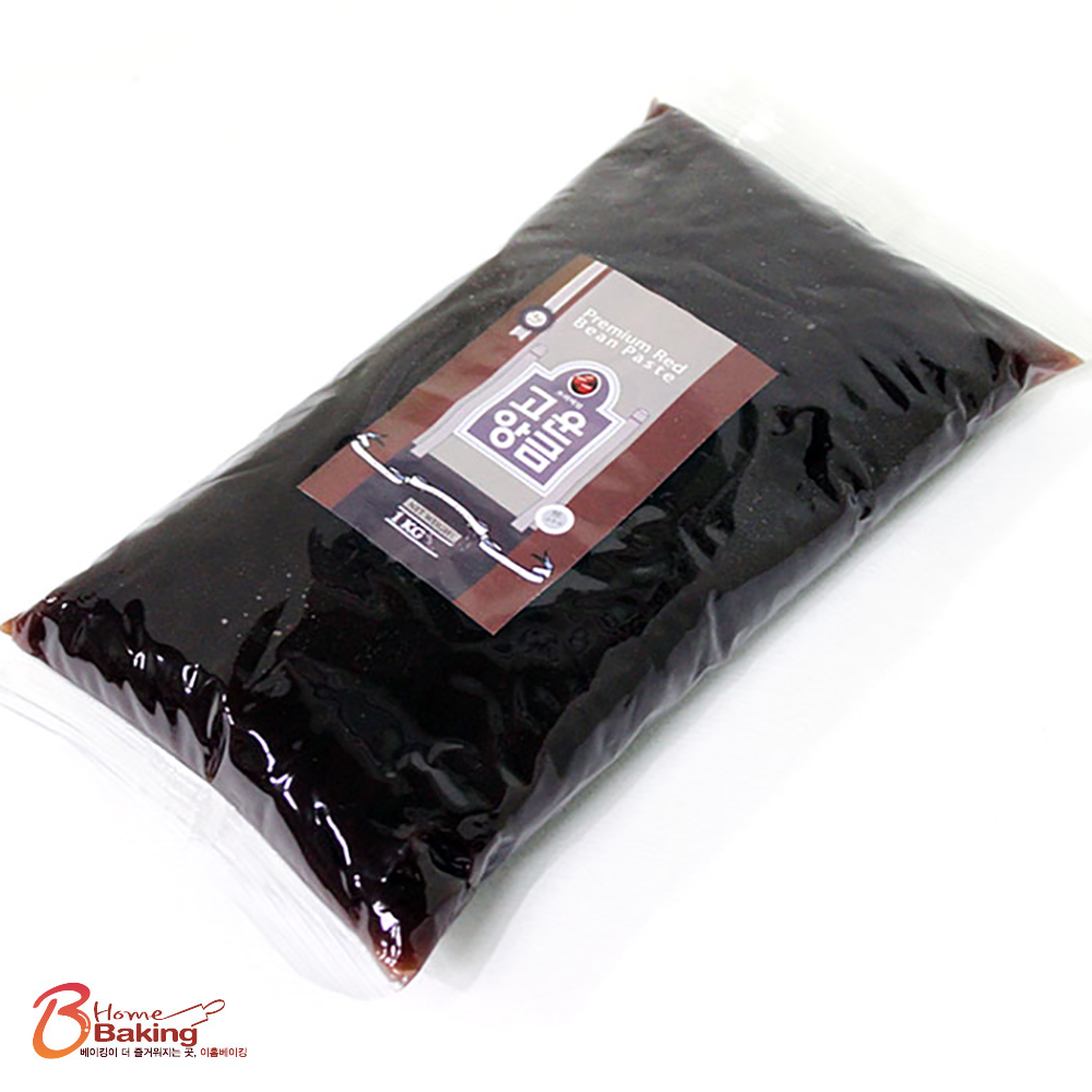프리미엄고운앙금1kg 호두과자 적앙금 화과자 단팥빵 붕어빵 양갱 만주 만들기 재료 - 상품 이미지