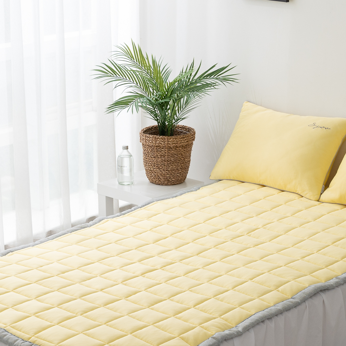 아르일랑 여름 침구 시원한 침대 패드 싱글 퀸 사이즈 카시프 SS