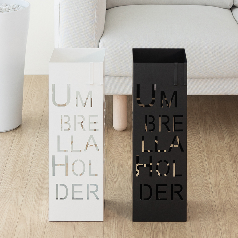 할메이드 업소용 대용량 인테리어 우산 정리 보관함 철제 사각 우산꽂이